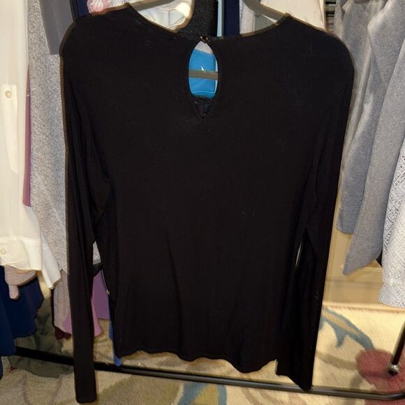 Red by BKE black top, women’s large - Picture 3 of 5